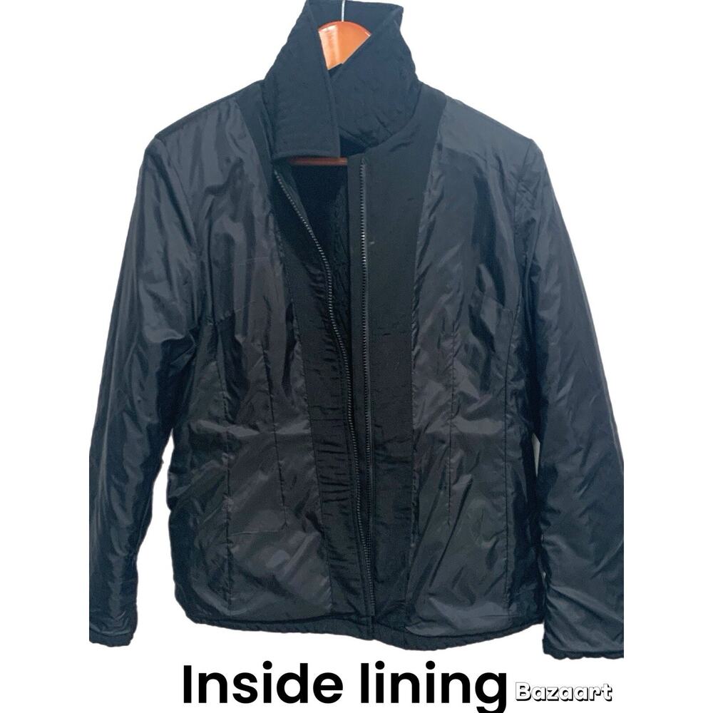 Esprit Women Quilted Lightweight Jacket Black Sz M - Picture 4 of 7